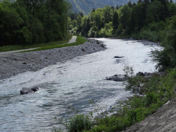 Hochwasserschutzprojekt mit Hochwasserrückhalt, Ill Lorüns
